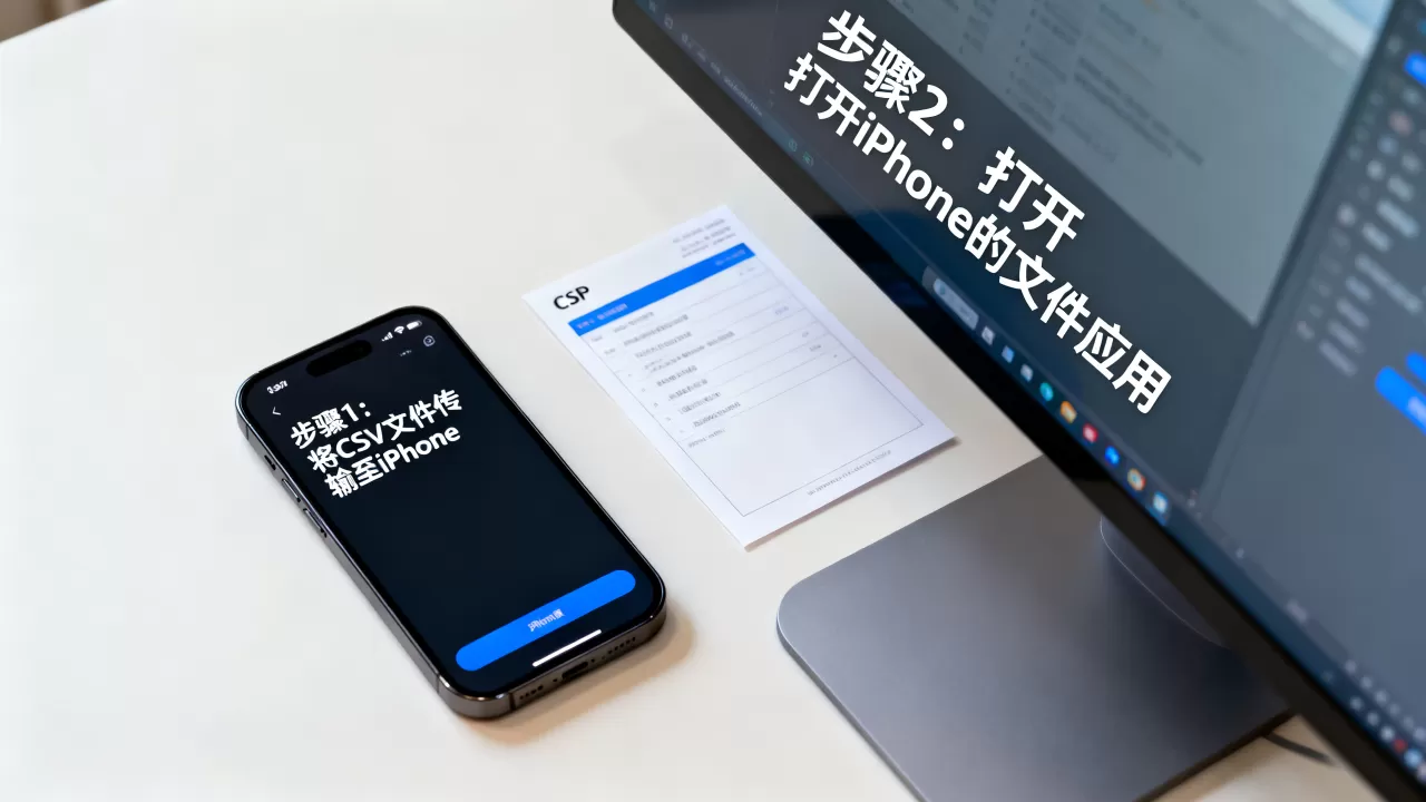 iphone如何导入csv，iphone导入csv文件教程