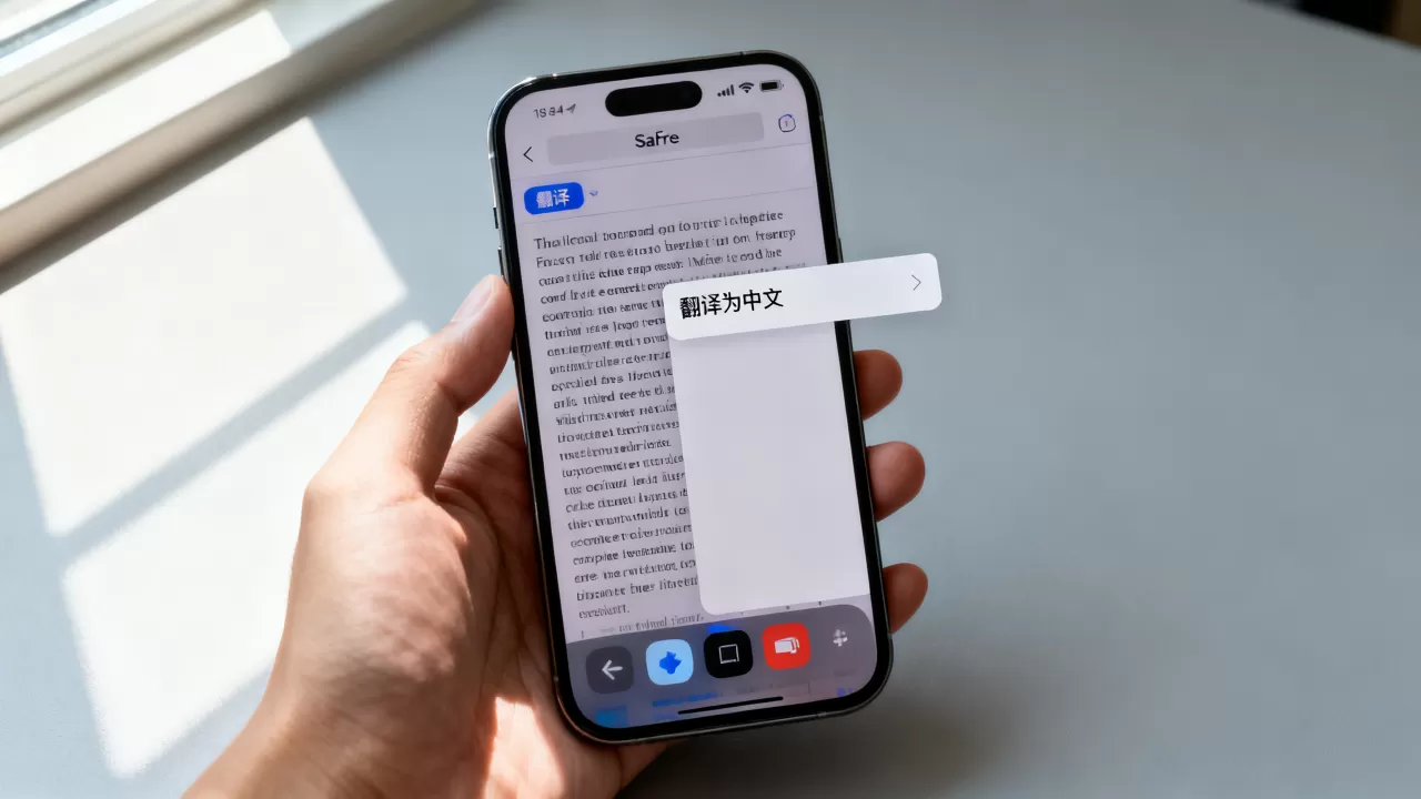 iphone翻译网页怎么用，iphone自带翻译功能