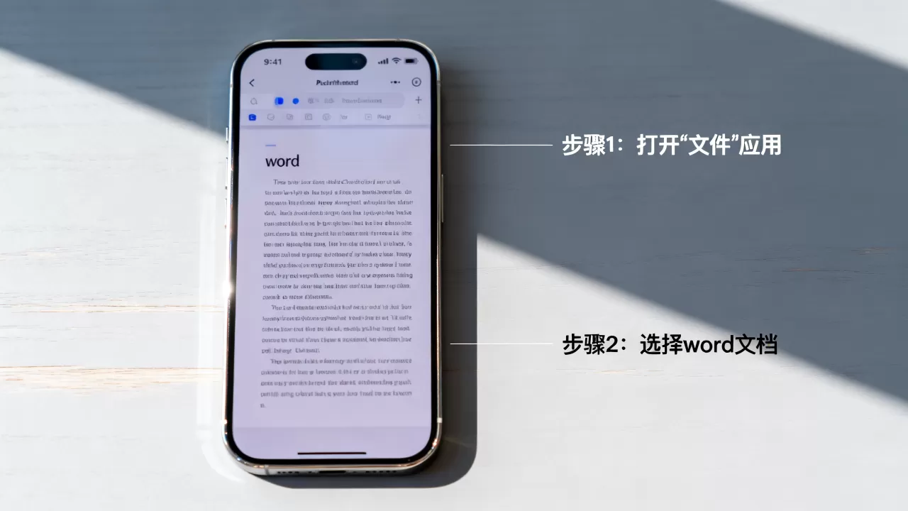 iphone如何看word，苹果手机打开word文档方法