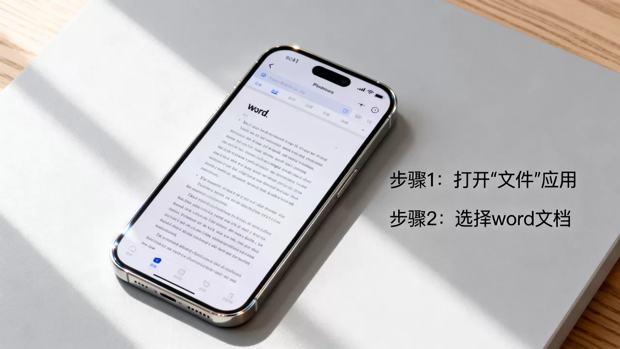 iphone如何看word，苹果手机打开word文档方法