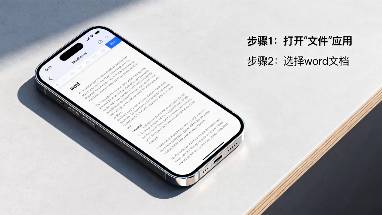 iphone如何看word，苹果手机打开word文档方法