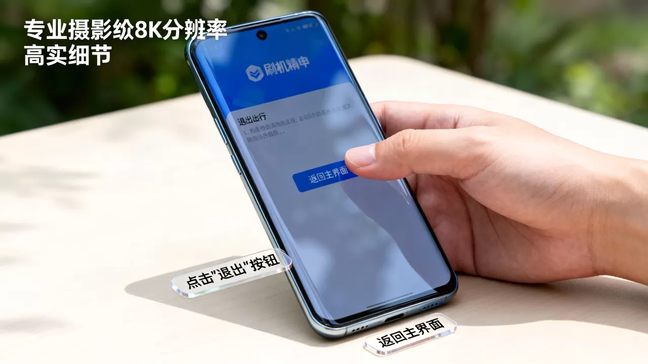 手机进入刷机精灵怎么退出，手机刷机精灵