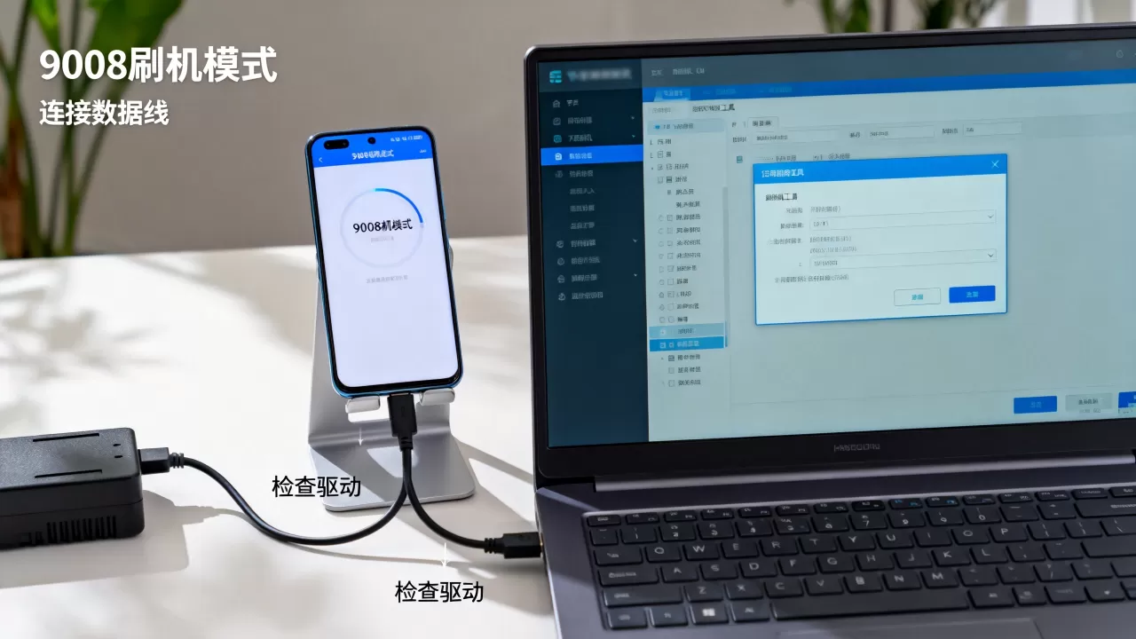 进入9008刷机模式失败怎么办，9008刷机模式