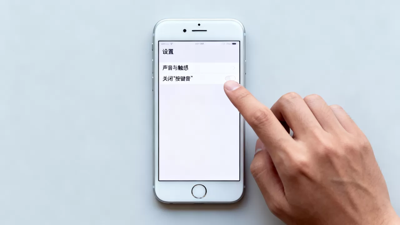 iphone触屏声音怎么关闭，iphone触屏声音