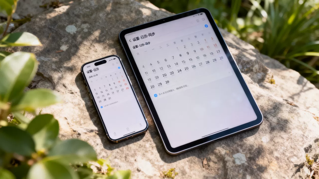 iphone和ipad日历不同步怎么办，iphone日历同步