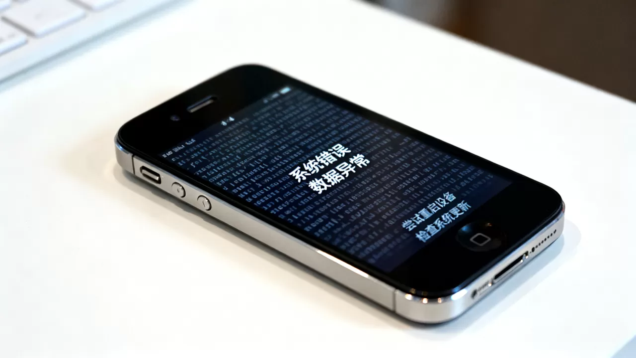 iphone4乱码怎么办，iphone4屏幕乱码