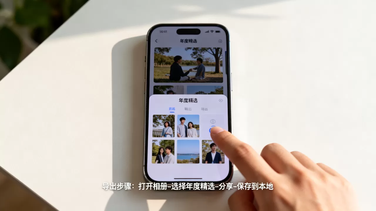 iphone年度精选照片怎么导出？iphone年度精选照片在哪