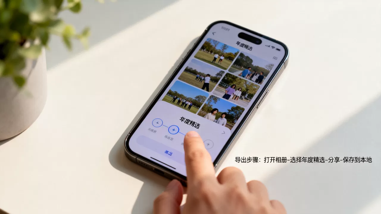 iphone年度精选照片怎么导出？iphone年度精选照片在哪