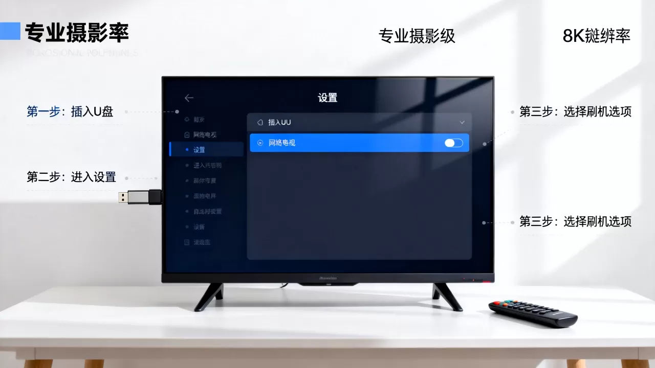 网络电视如何刷机，电视刷机教程