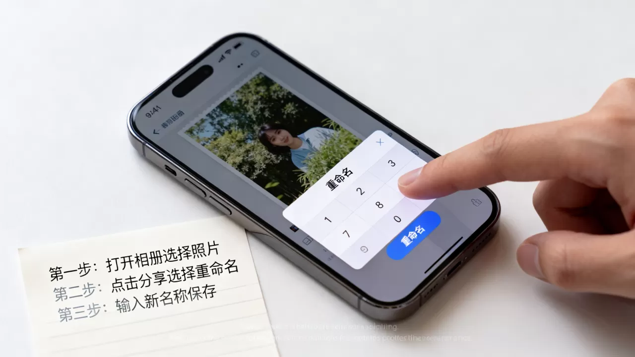 iphone照片名字怎么改，iphone照片重命名
