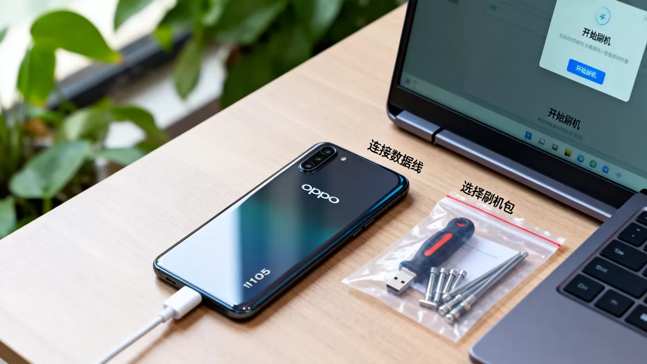 OPPO 1105刷机教程，OPPO 1105怎么刷机，OPPO 1105刷机包