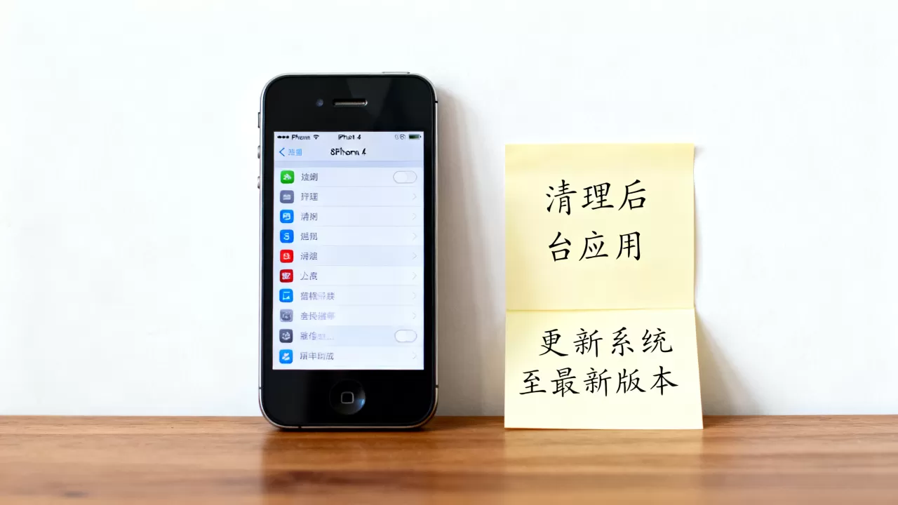 iphone4好慢怎么办，iphone4卡顿解决方法