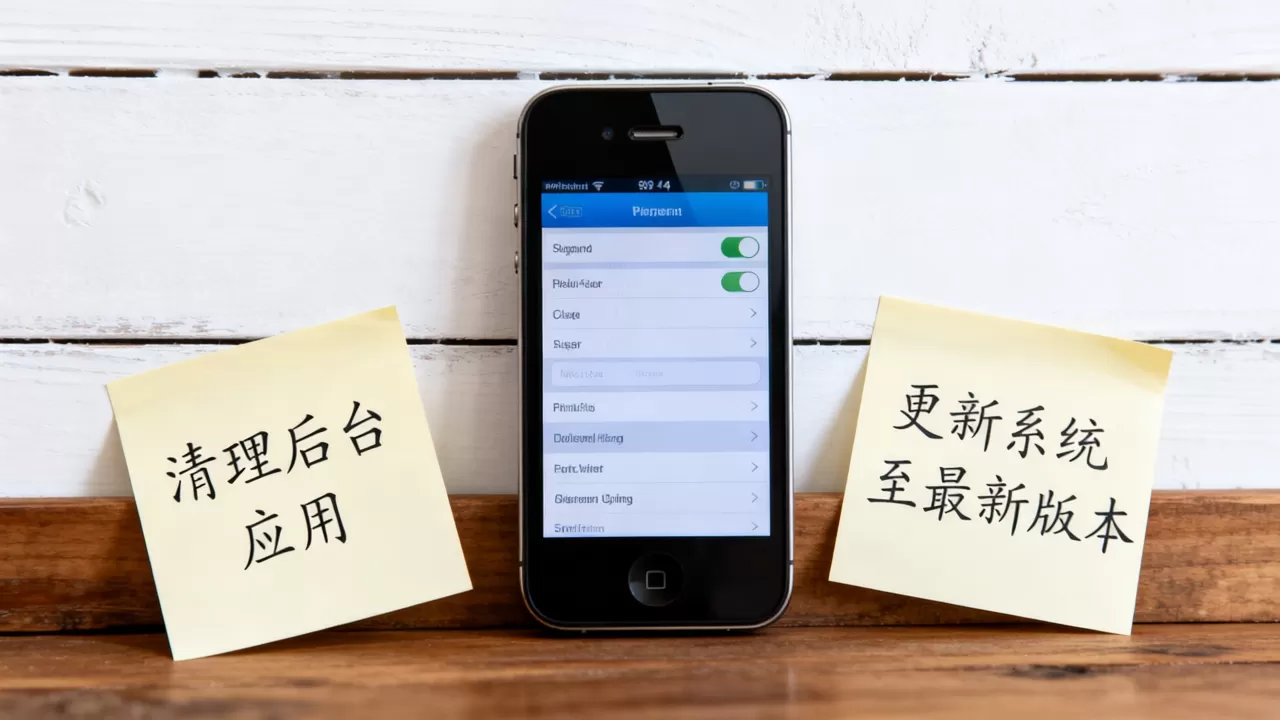 iphone4好慢怎么办，iphone4卡顿解决方法