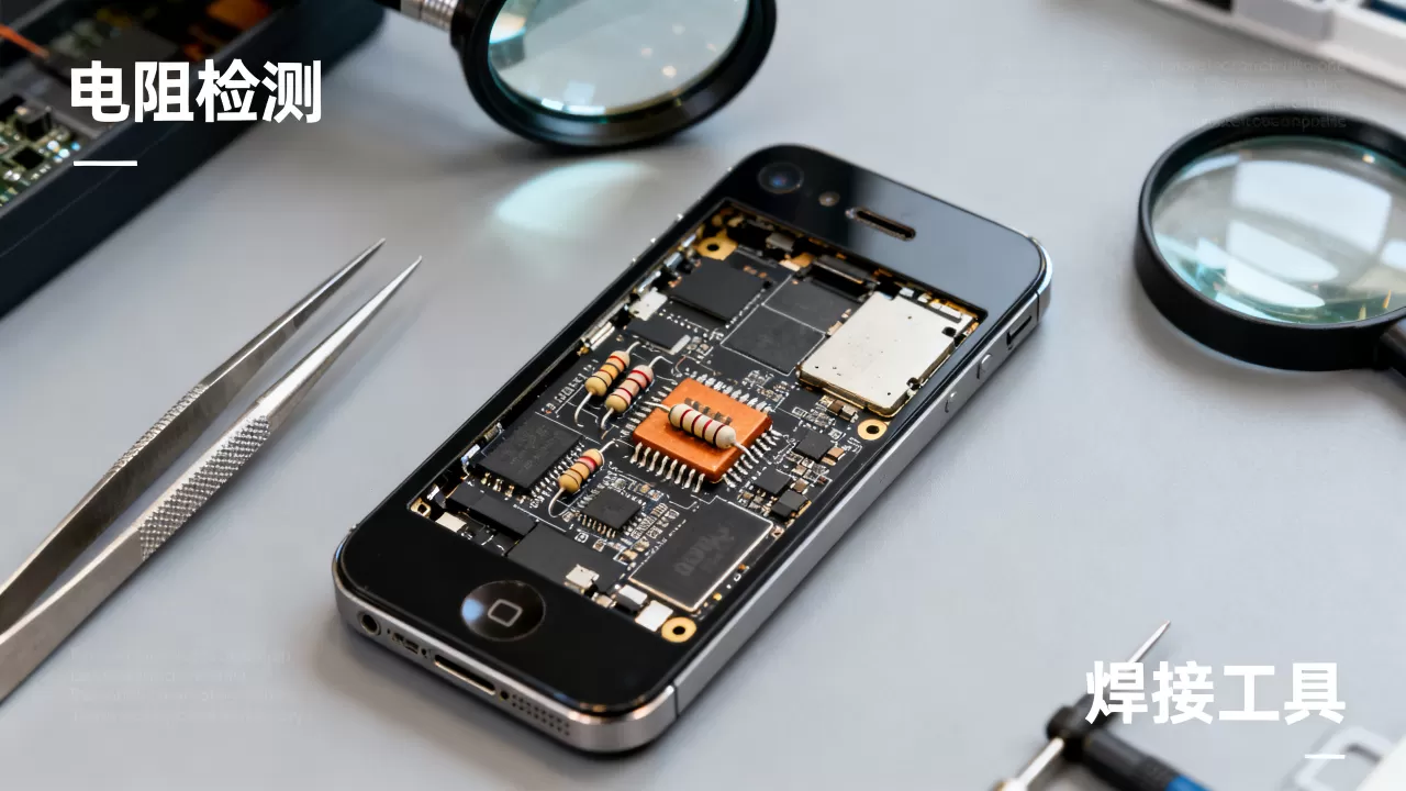 iphone4电阻坏了怎么修，iphone4电阻