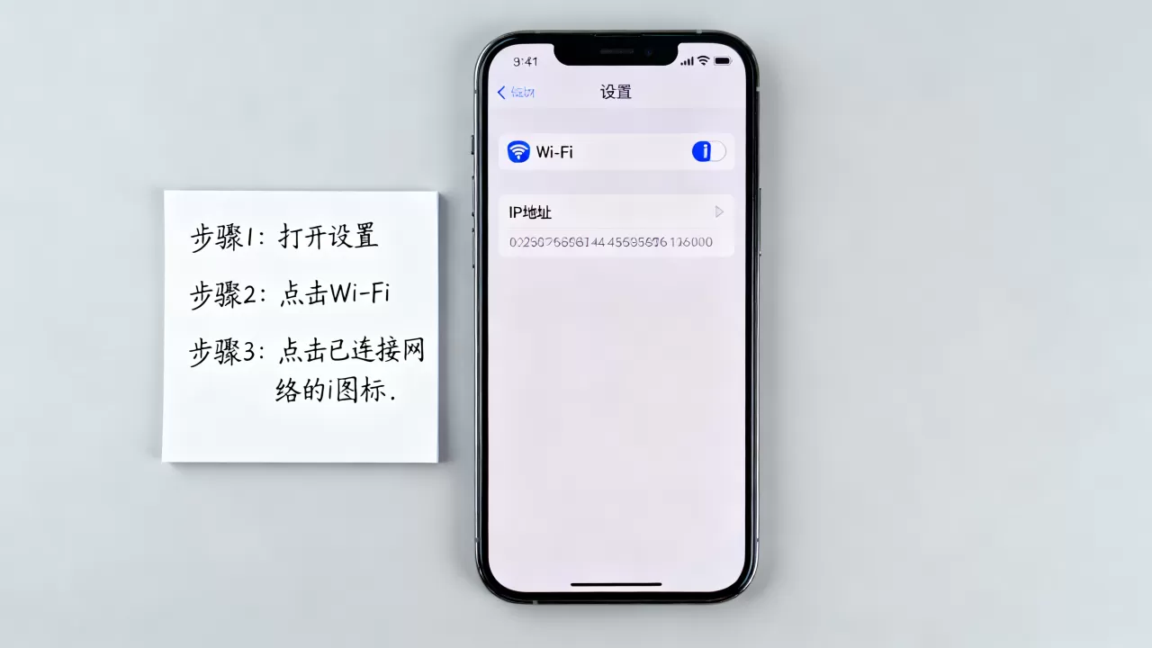 如何查看iphone ip，iphone怎么查ip地址