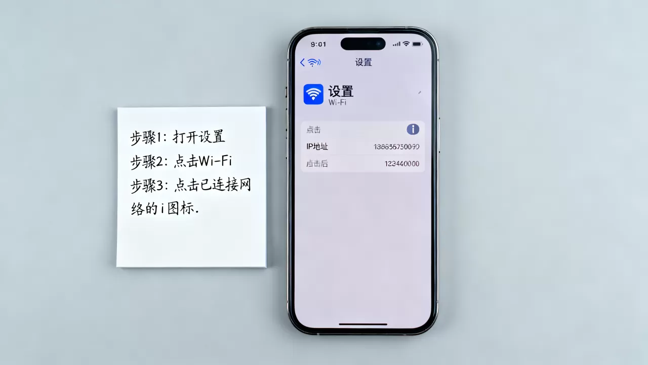 如何查看iphone ip，iphone怎么查ip地址