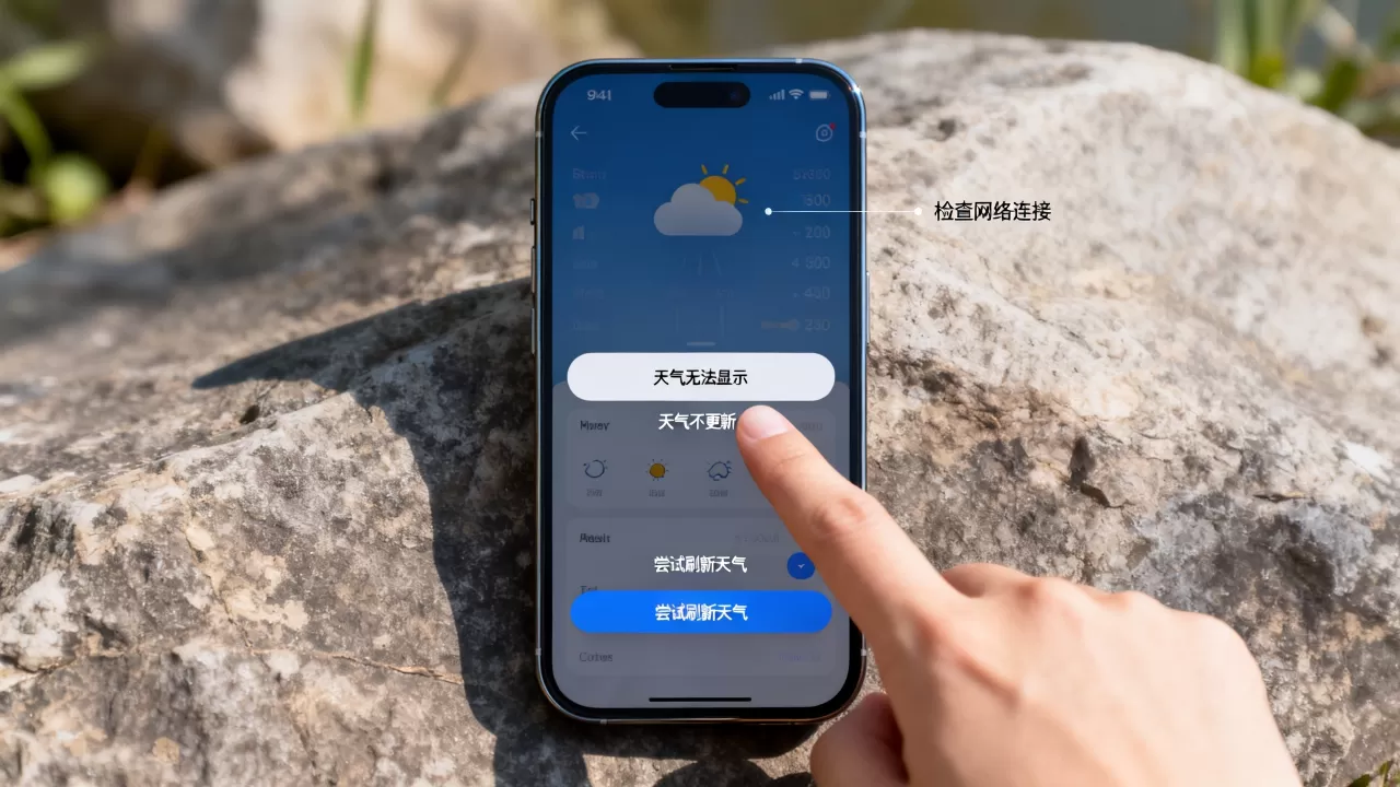 iphone天气无法显示怎么办，iphone天气不更新
