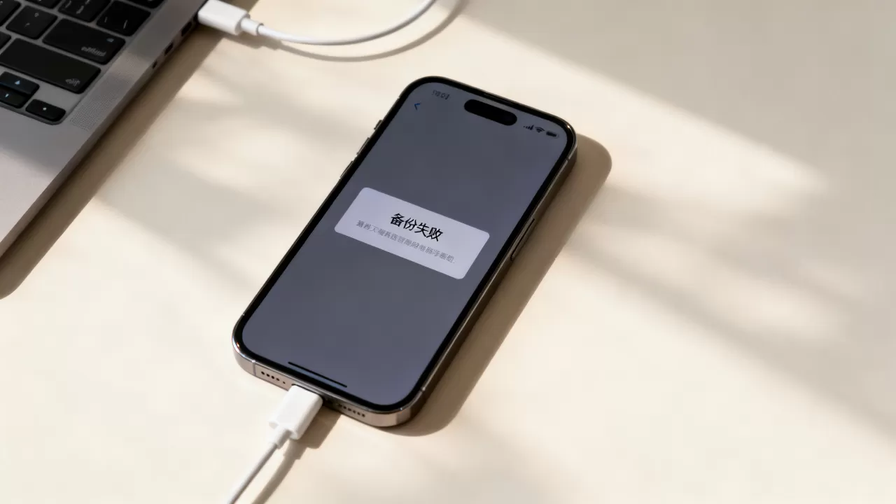 iphone 显示备份失败怎么办，iphone 备份失败