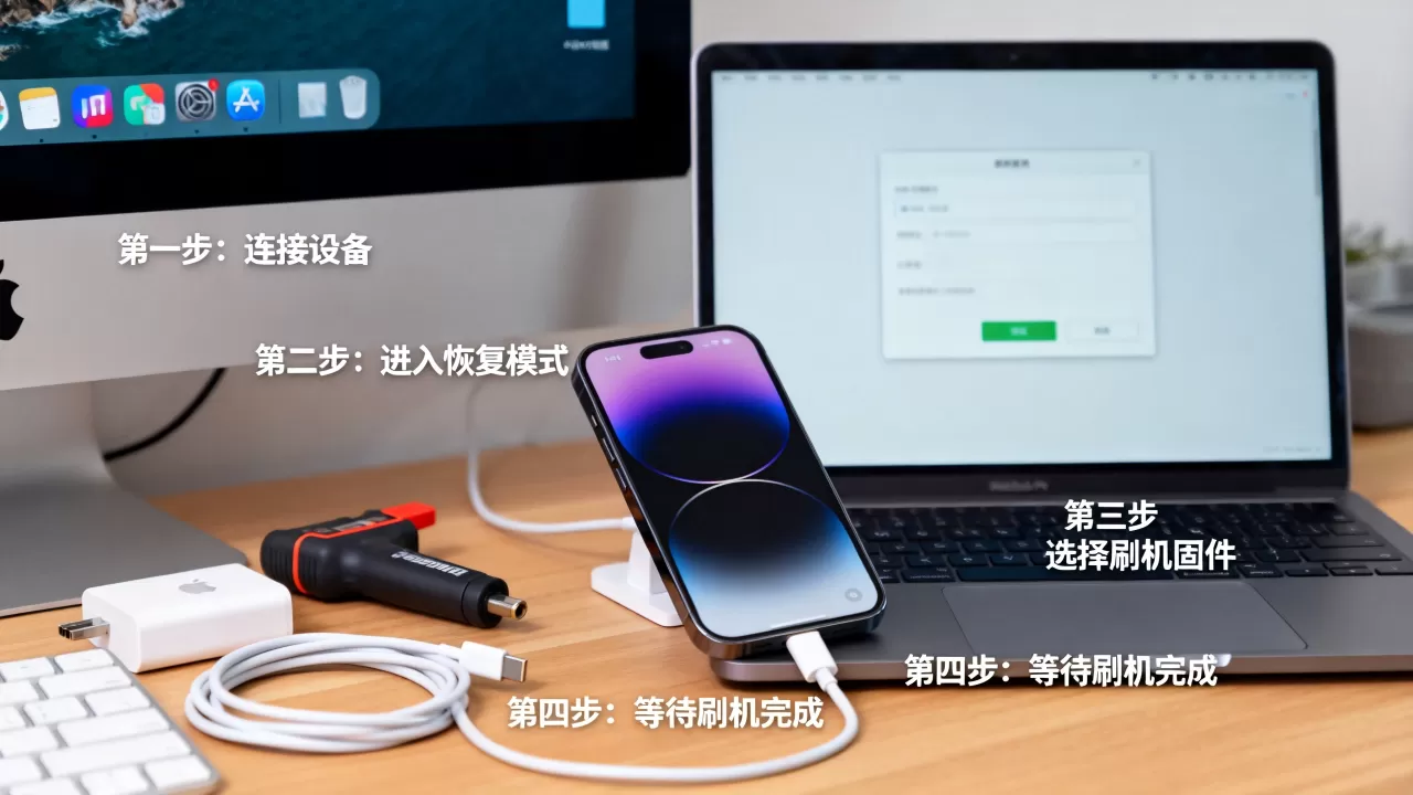 如何强制刷机苹果，苹果强制刷机教程