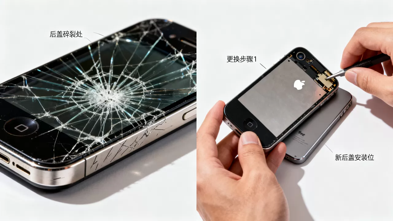 iphone3后盖碎了怎么修？iphone3后盖更换