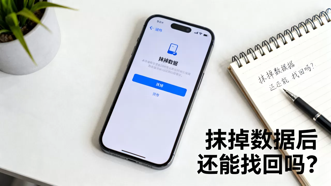 iphone丢失后抹掉数据还能找回吗，iphone丢失抹掉数据