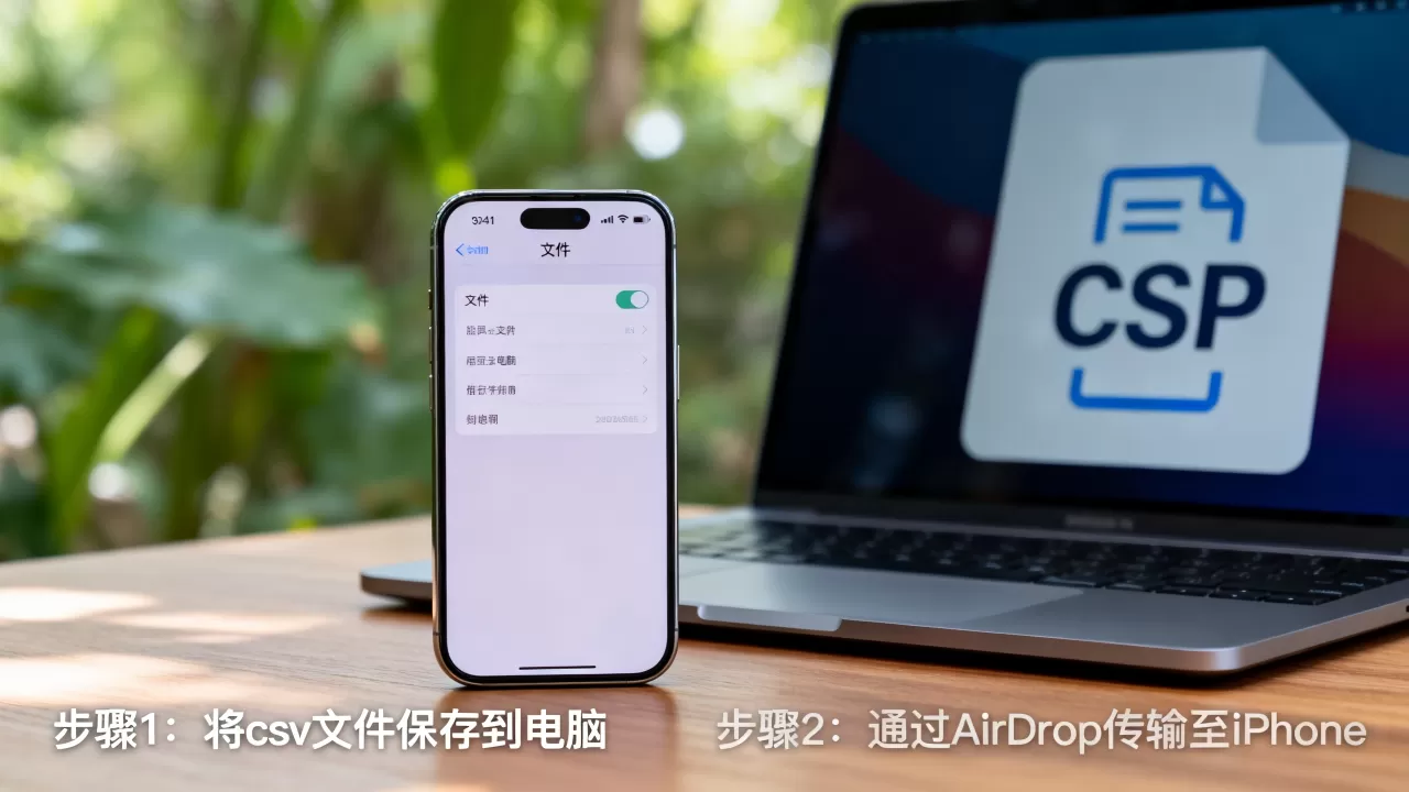 csv文件导入iPhone，如何将csv文件导入iPhone