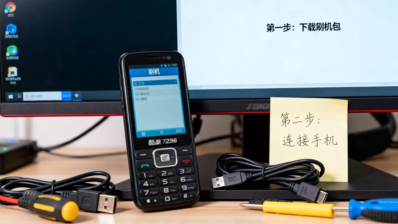 酷派7296刷机教程，酷派7296刷机包下载