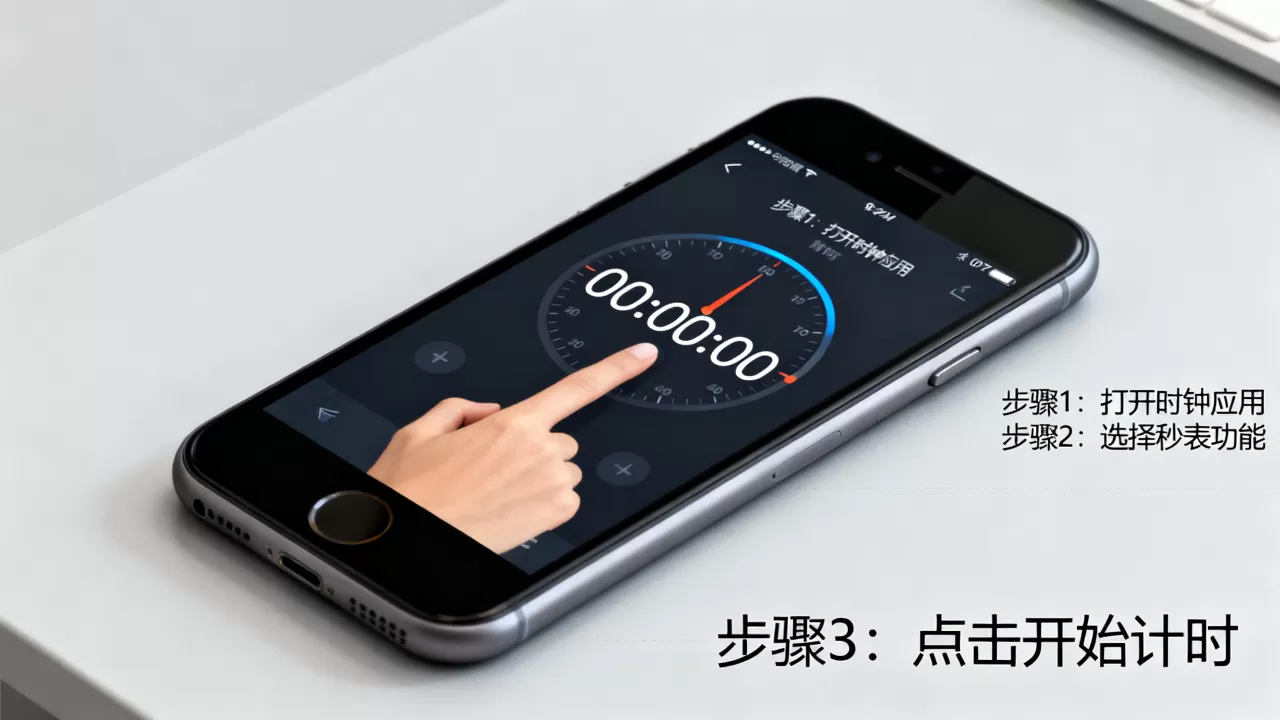 iphone7秒表怎么设置，iphone7秒表