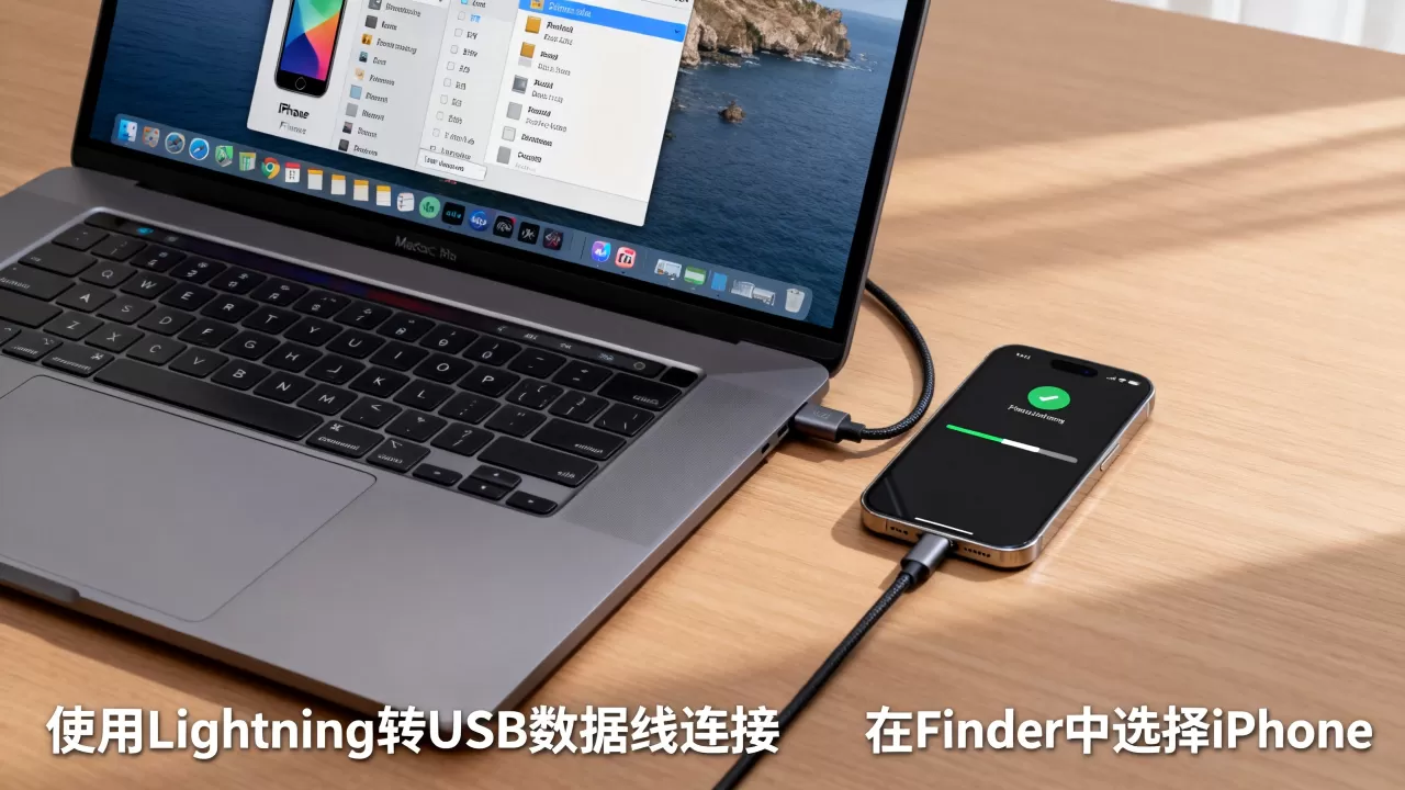 mac怎么查看iphone文件？iphone传输文件到mac