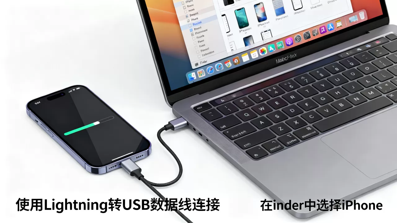 mac怎么查看iphone文件？iphone传输文件到mac