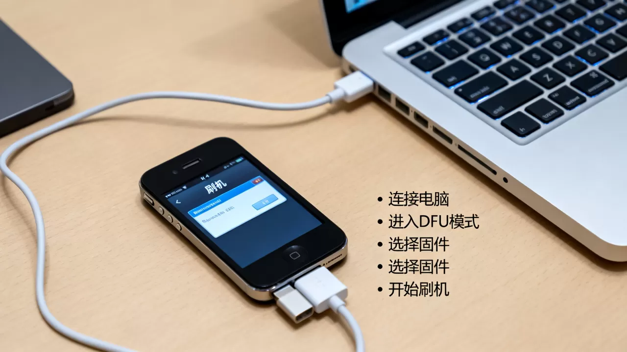 iphon4刷机教程，iphone4刷机失败怎么办
