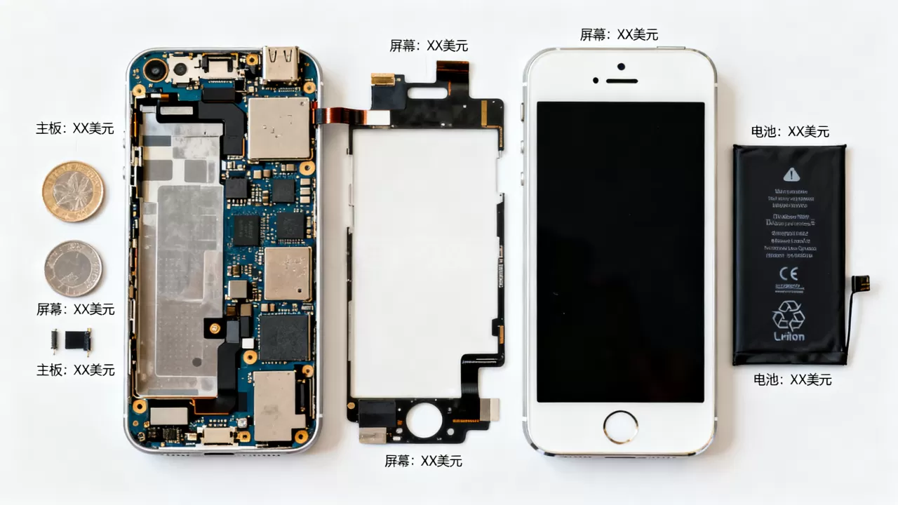 iPhone5成本多少？苹果iPhone5手机成本构成