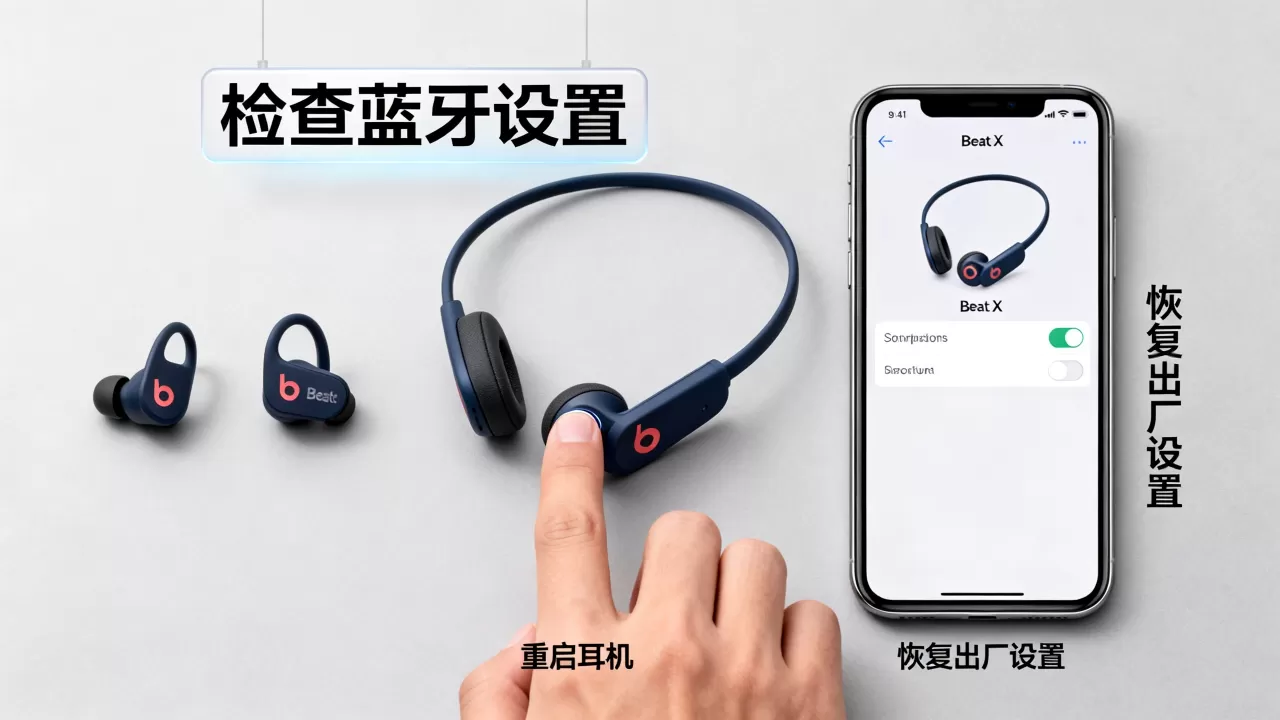 Beats X连不上iPhone怎么办，Beats耳机连接故障解决方法