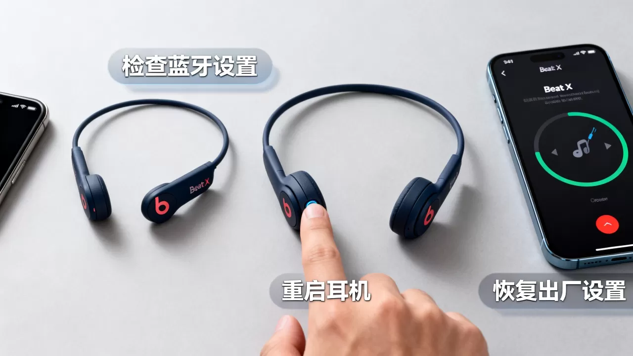Beats X连不上iPhone怎么办，Beats耳机连接故障解决方法