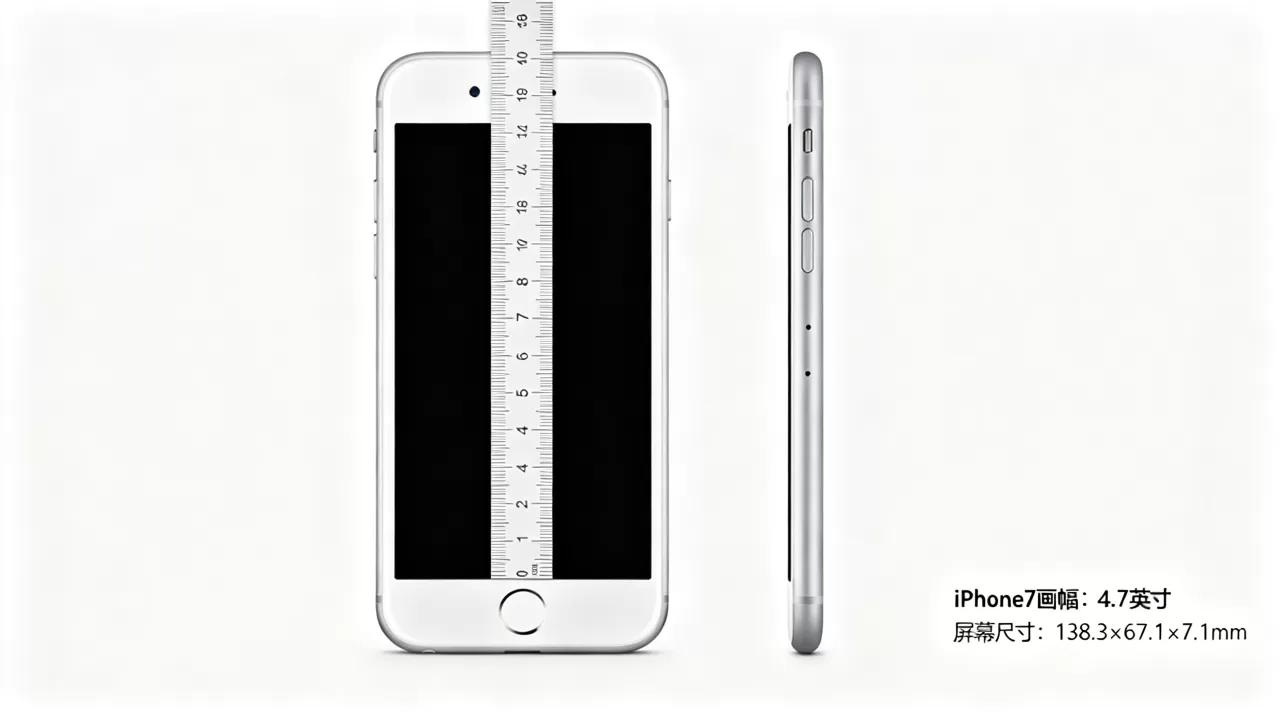 iphone7画幅多大，iphone7屏幕尺寸