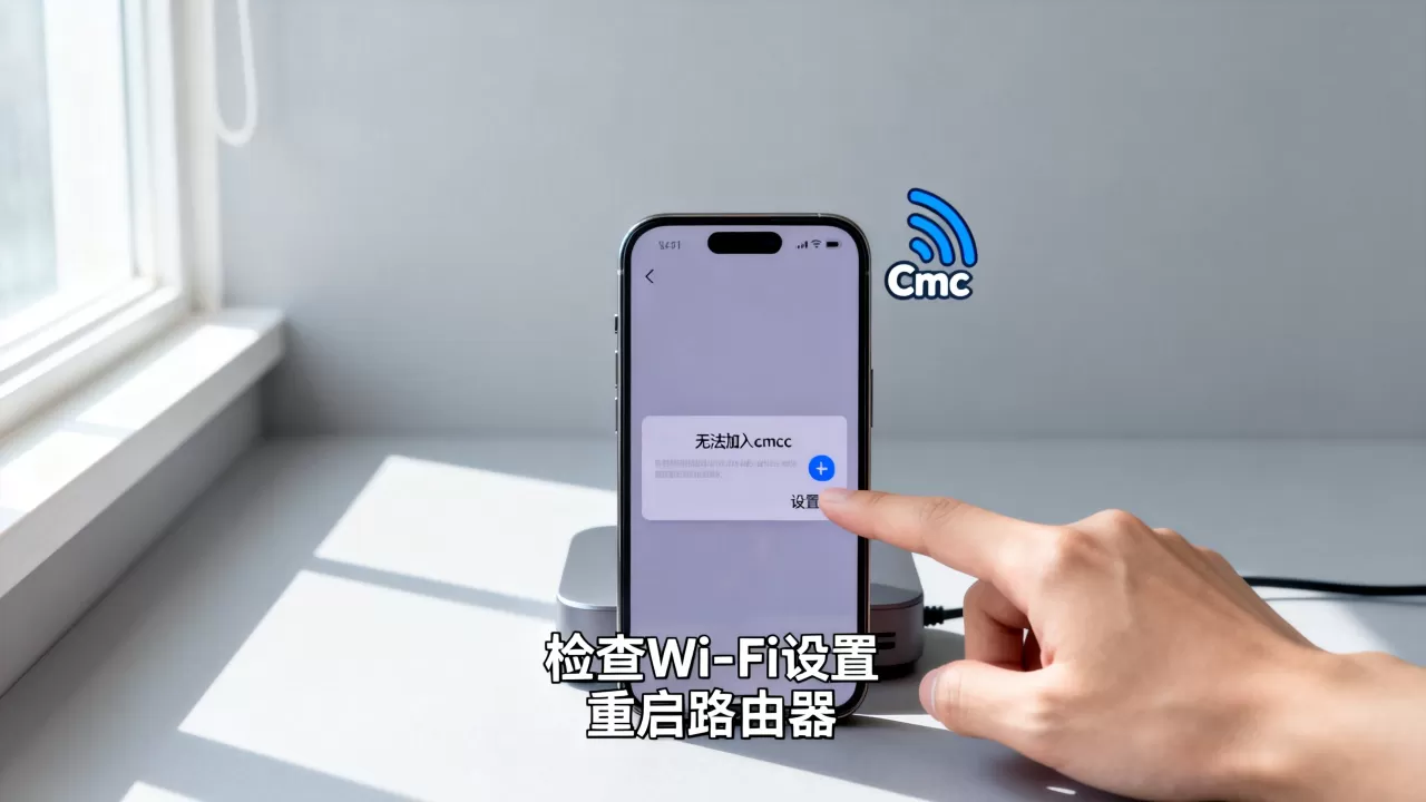 iphone无法加入cmcc怎么办，iphone连不上cmcc