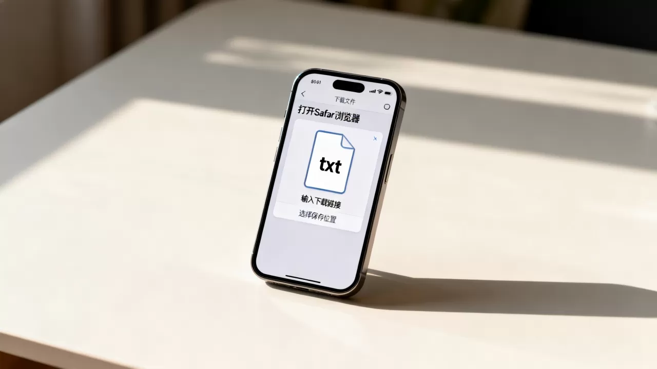 iphone怎么下载txt文件，苹果手机下载txt文档教程