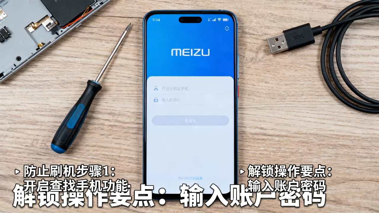 魅族防止刷机怎么操作，魅族解锁刷机教程