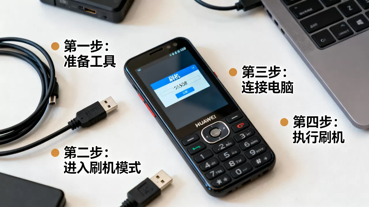 华为9508按键刷机教程，华为9508刷机失败怎么办