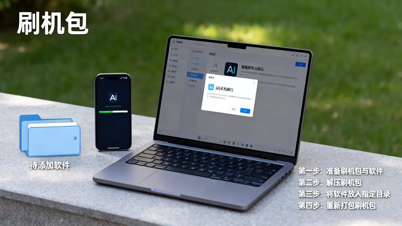 刷机包添加软件怎么操作，刷机包添加软件
