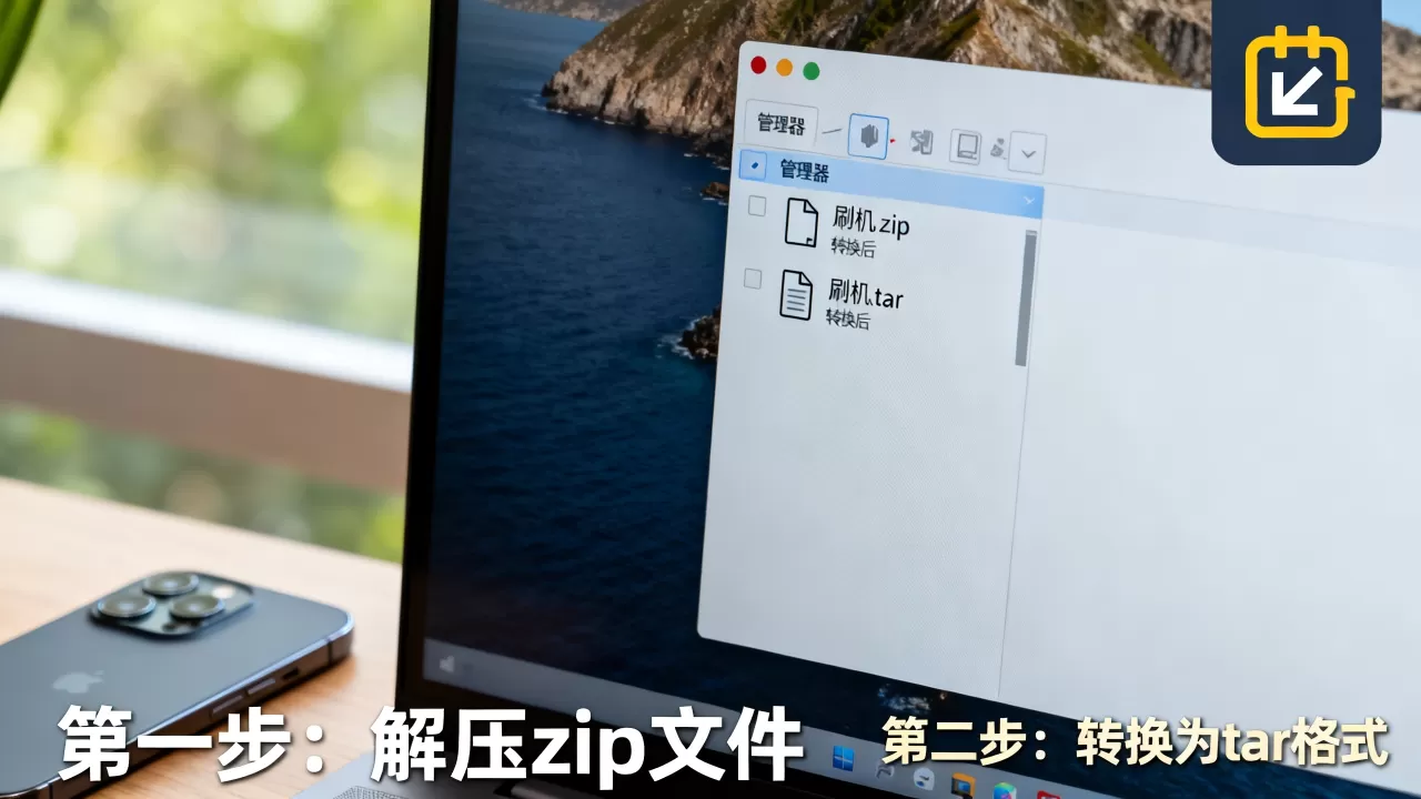 刷机zip转tar怎么操作，zip转tar教程