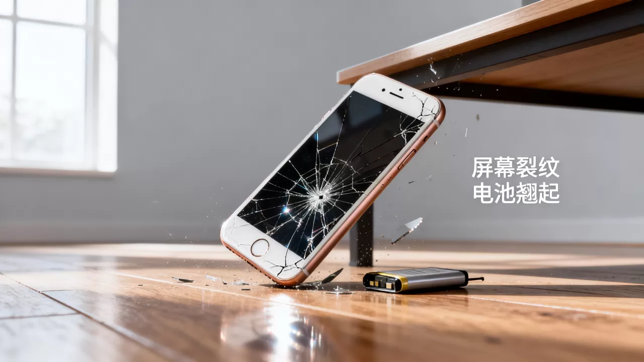 iphone6 跌落，iphone6摔坏怎么修