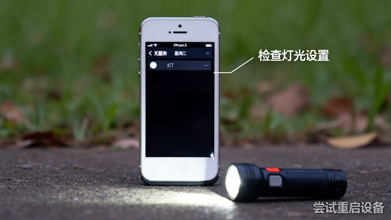 iphone5灯光不亮怎么办，iphone5灯光