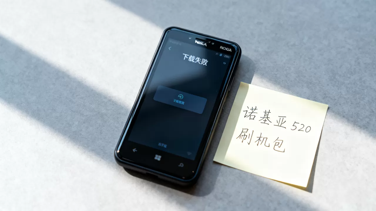 诺基亚520刷机包下载失败怎么办，诺基亚520刷机包