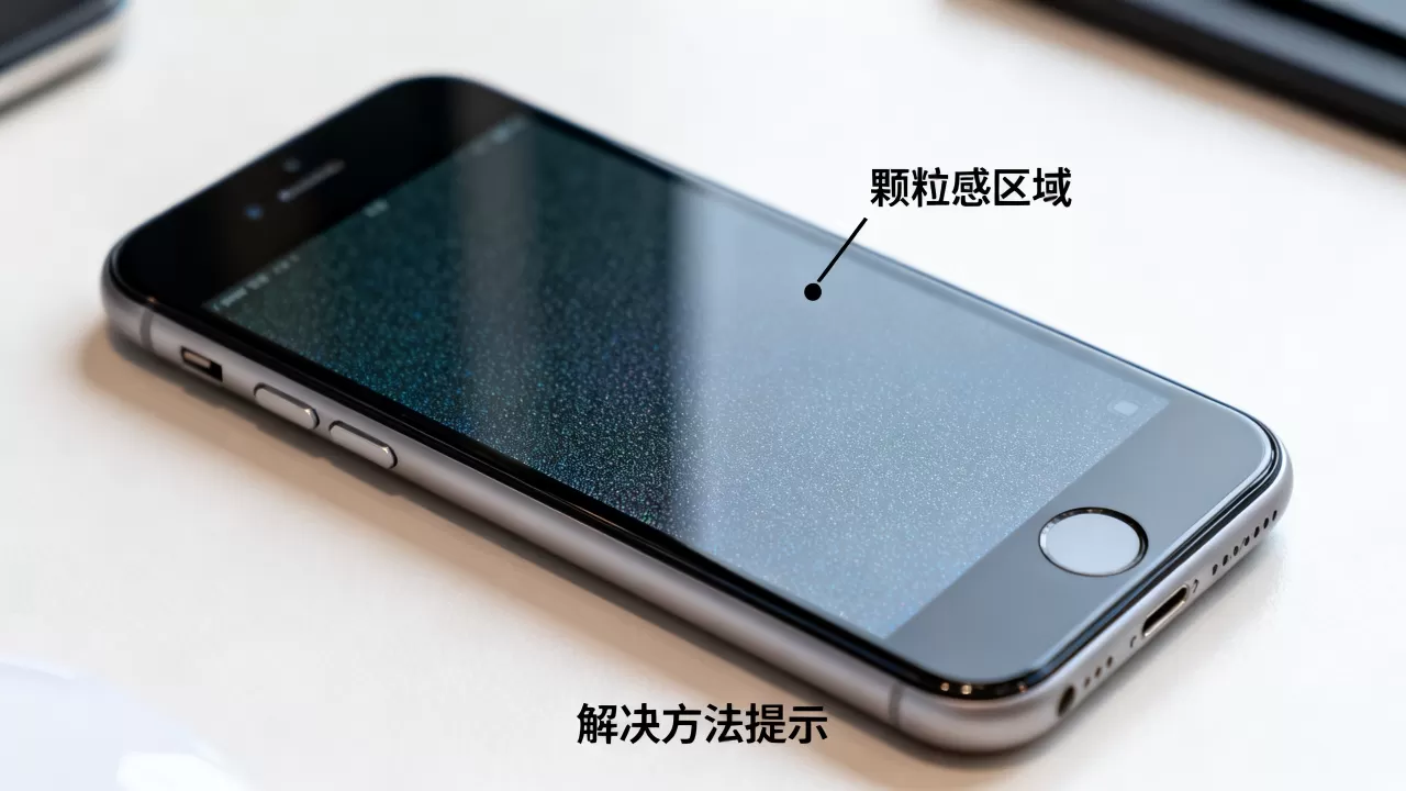 iphone se屏幕颗粒感明显，iphone se屏幕颗粒感严重怎么解决