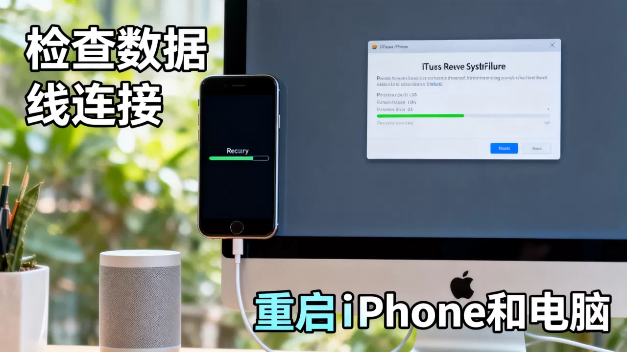 itunes恢复iphone系统失败怎么办，itunes恢复iphone