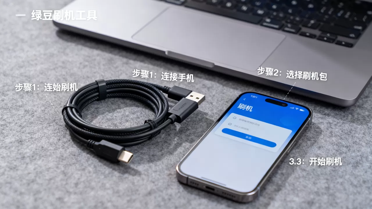 绿豆刷机怎么用，绿豆刷机教程