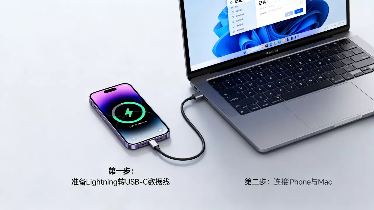 iphone怎么连接mac，iPhone连接Mac电脑教程