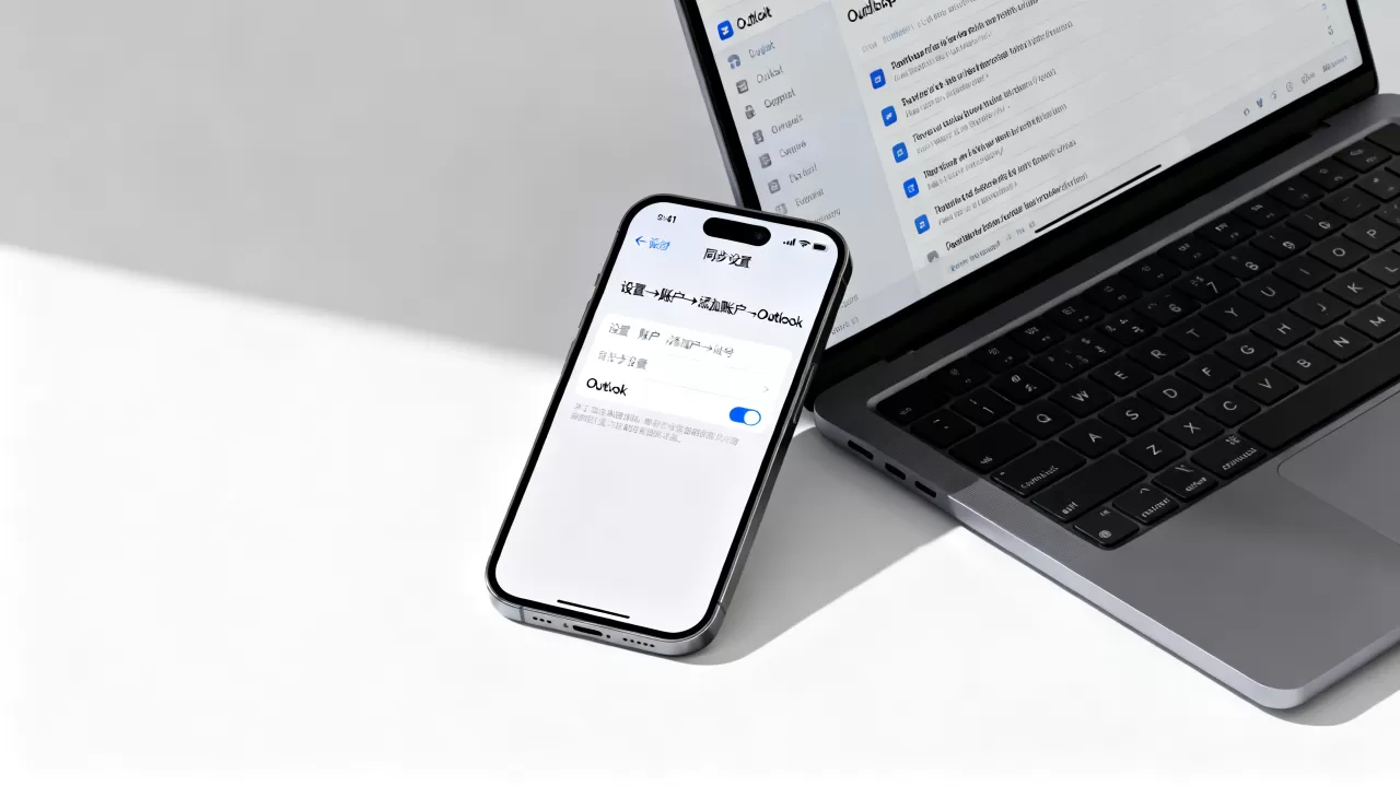 outlook和iphone同步怎么设置，outlook和iphone同步