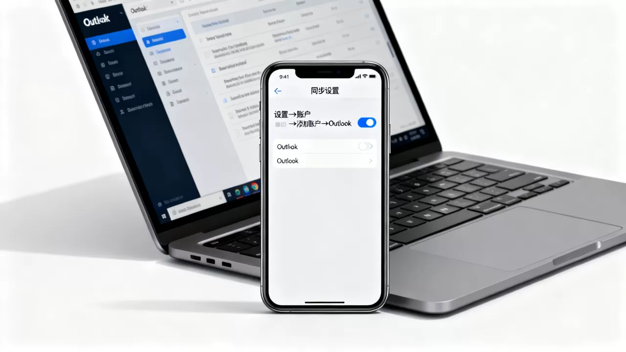 outlook和iphone同步怎么设置，outlook和iphone同步